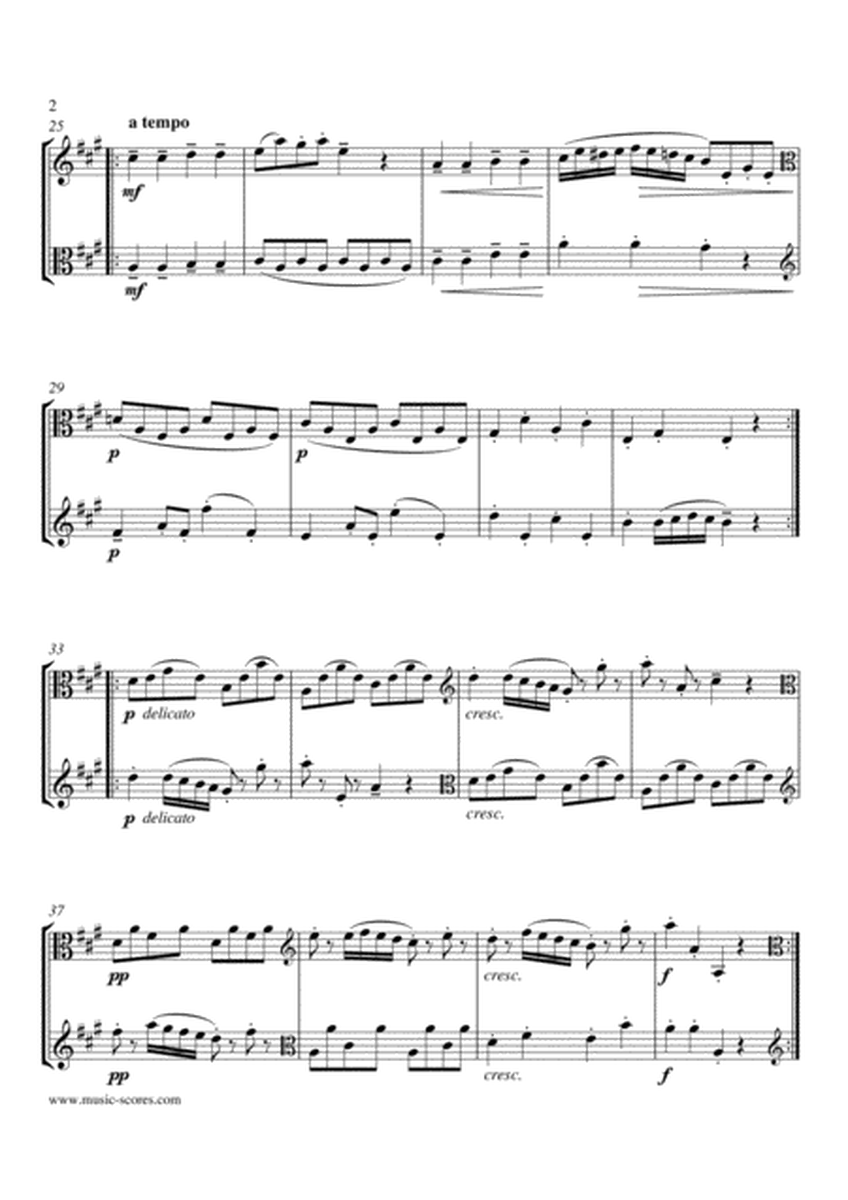 Gavotte from "Rosine" - Viola duet image number null