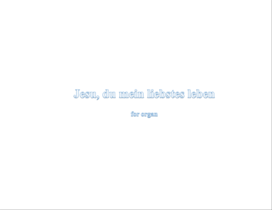 Jesu, du mein liebstes Leben Chamber Music scores gallery preview page 2