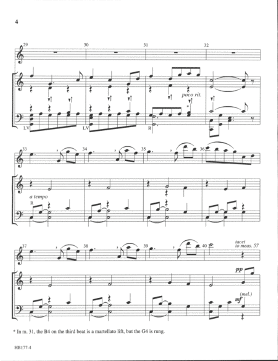 Mary's Cradle Song 5-Octaves scores gallery preview page 4