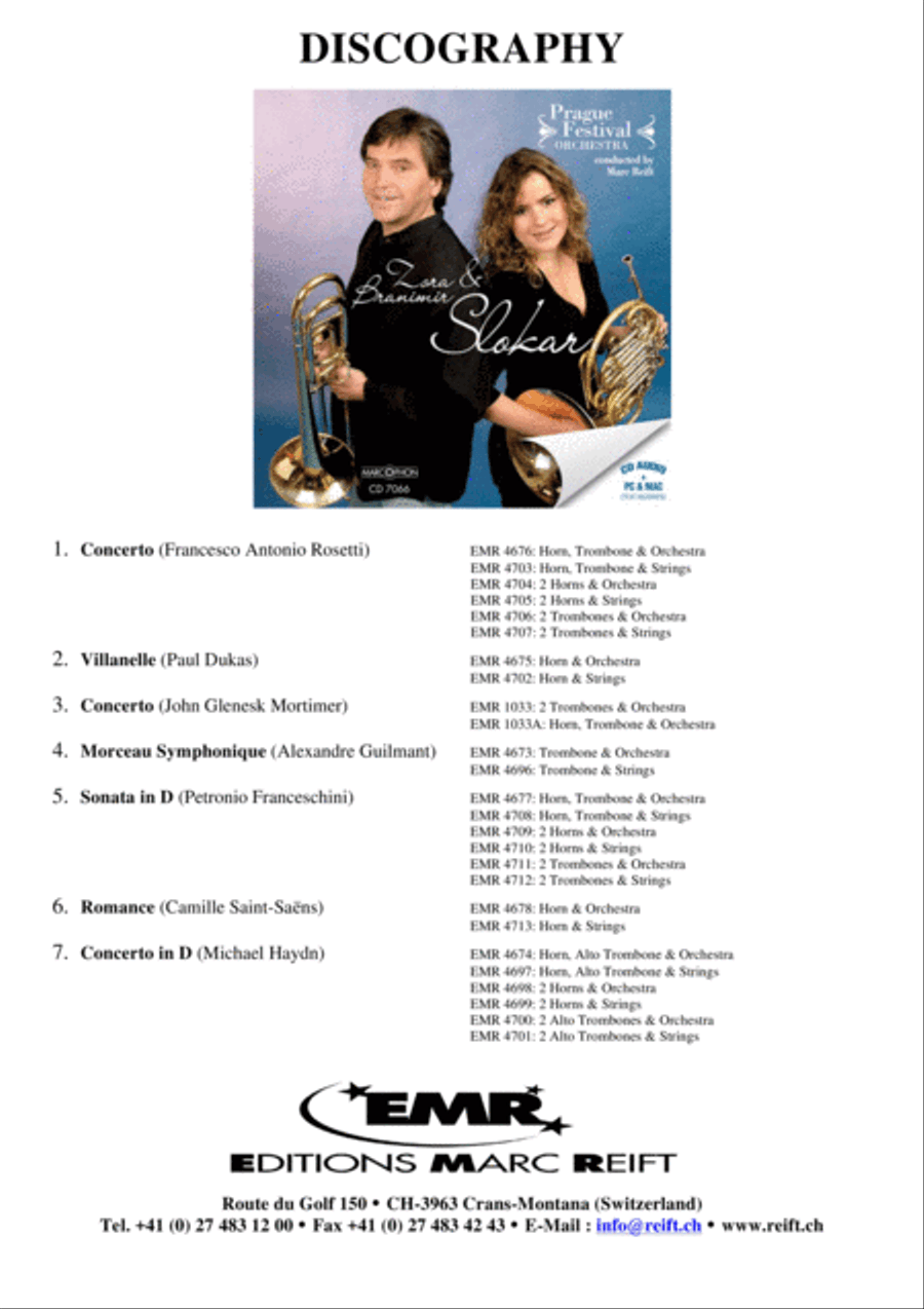 Romance Bass Trombone scores gallery preview page 3