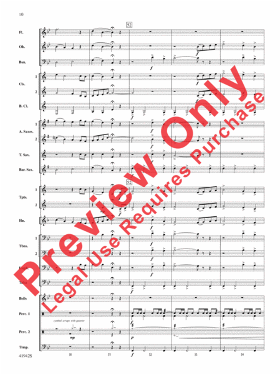In My Garden Concert Band scores gallery preview page 11