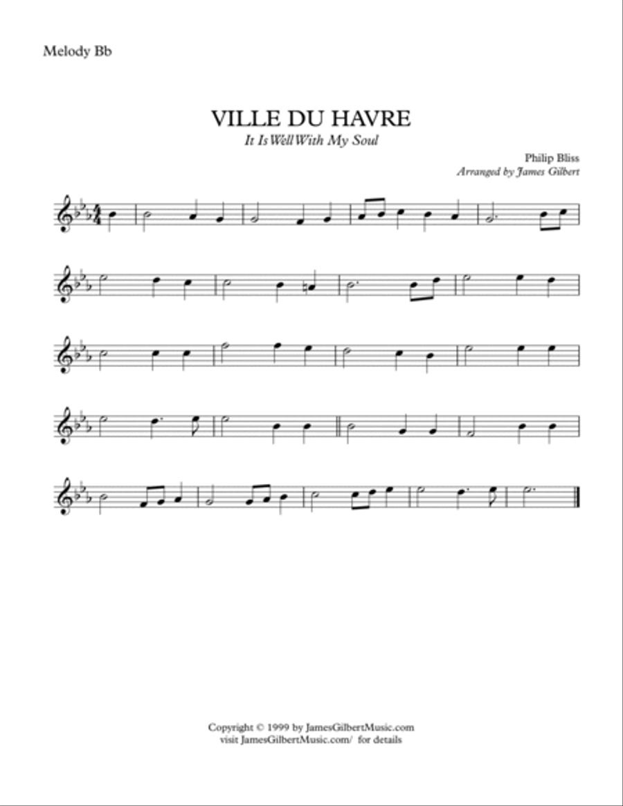 VILLE DU HAVRE (It is Well) Small Ensemble scores gallery preview page 6