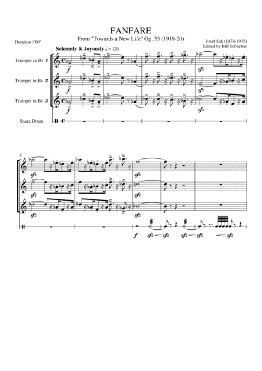 Book cover for Fanfare Towards A New Life