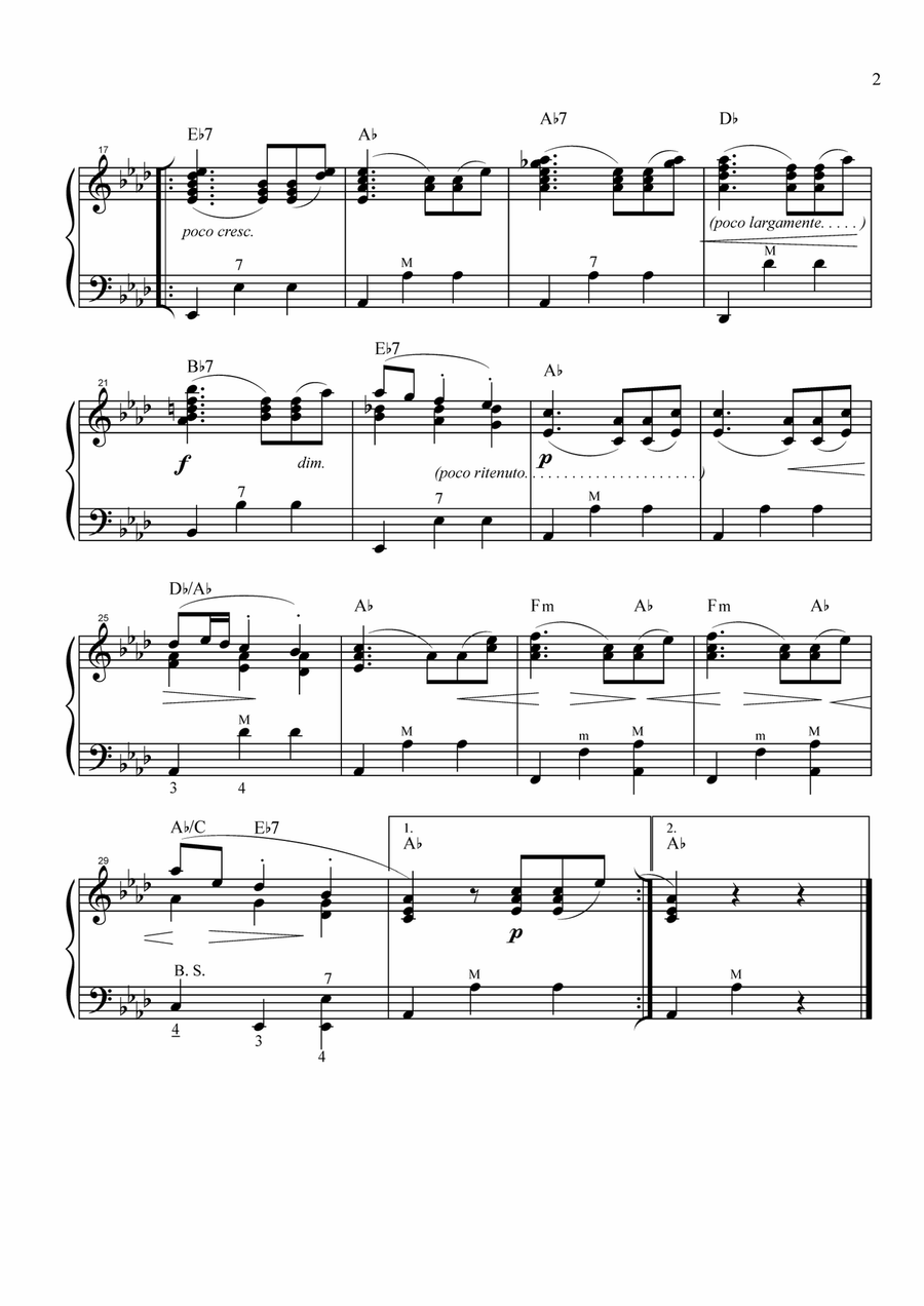 Waltz in Ab Waltz in Ab Accordion scores gallery preview page 3