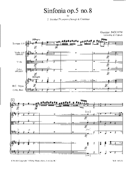 Symphony in D Op. 5/8