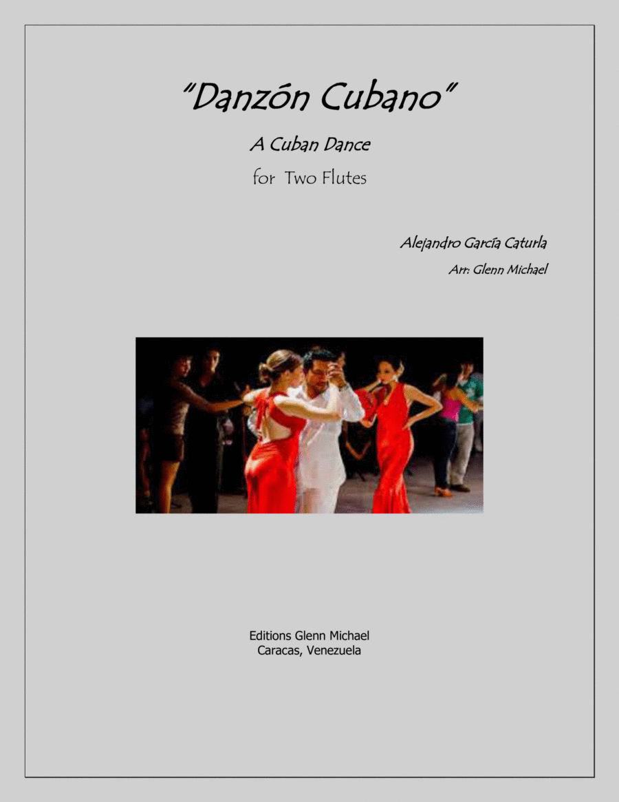 Book cover for Danzon Cubano for Two Flutes