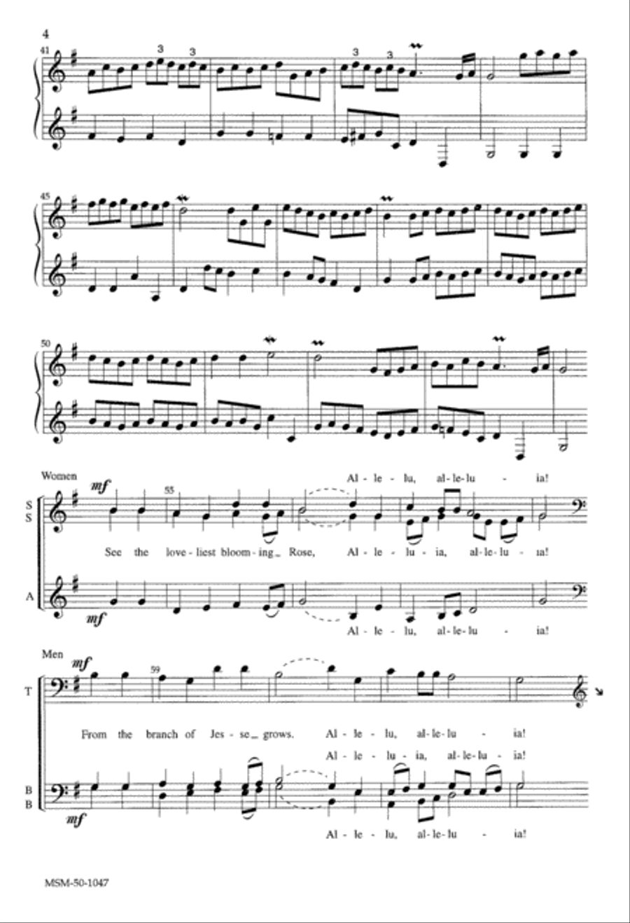 Let Our Gladness Know No End 4-Part scores gallery preview page 3