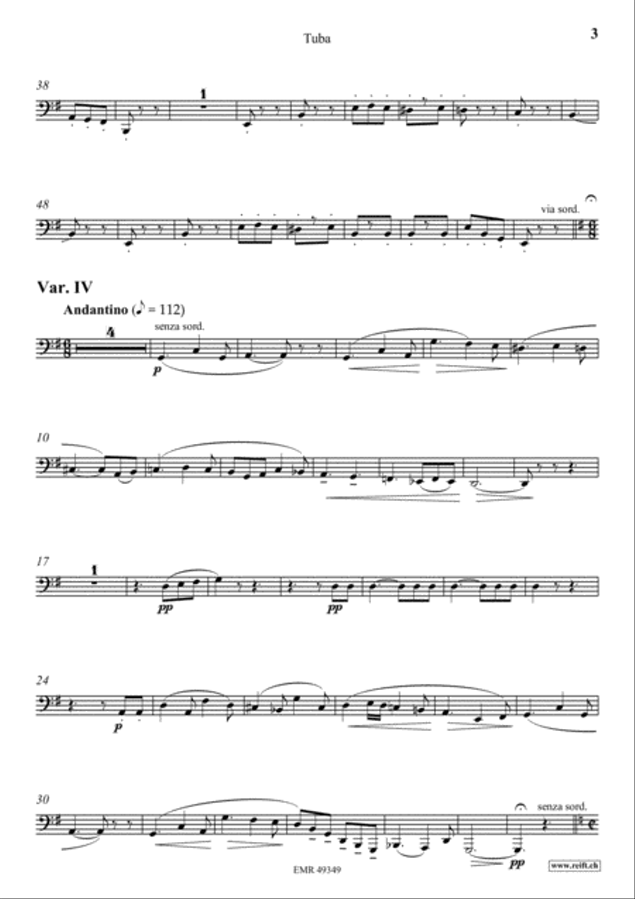 Zurcher Marsch Zurcher Marsch Tuba scores gallery preview page 4