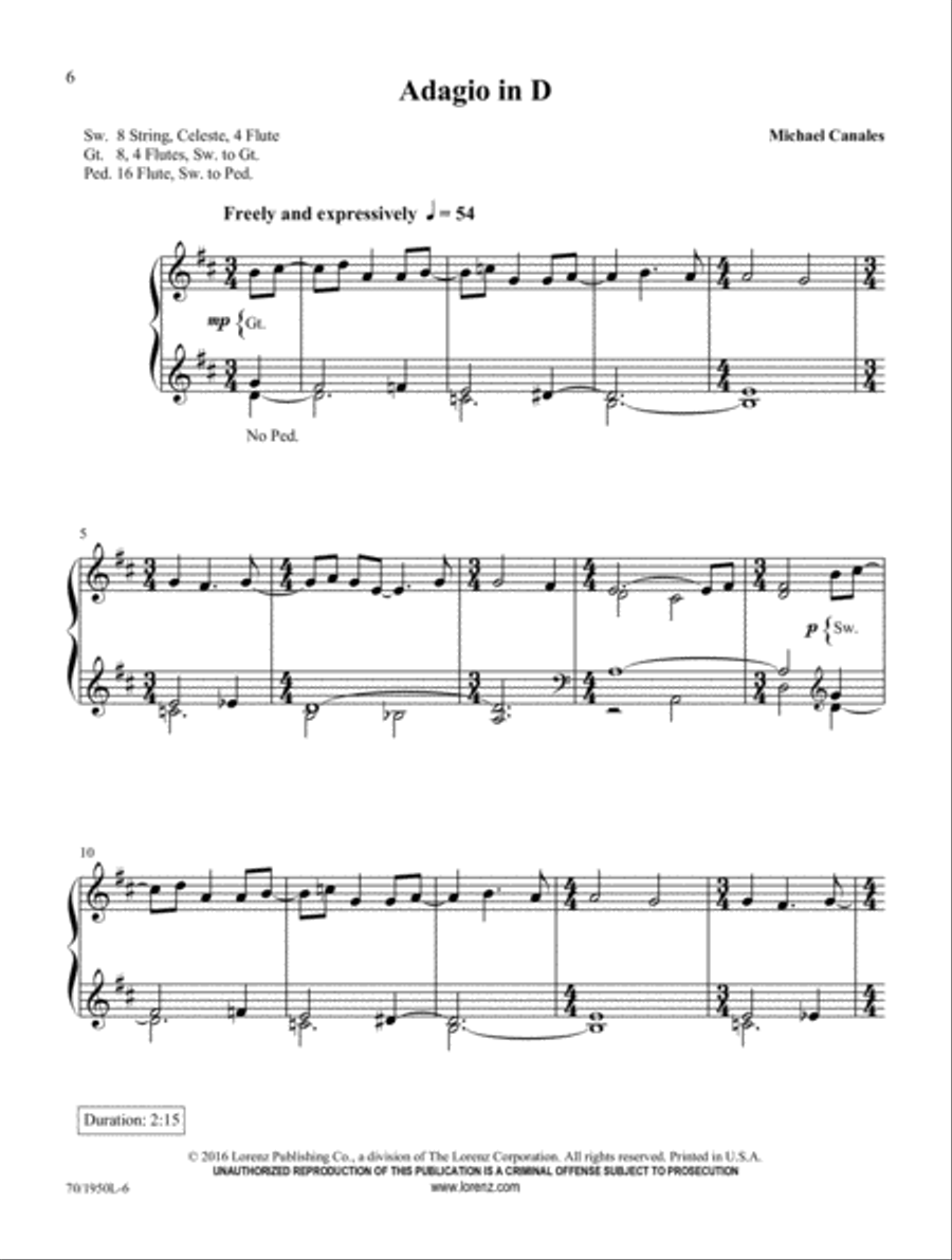 Inventions for Worship Organ Solo scores gallery preview page 3