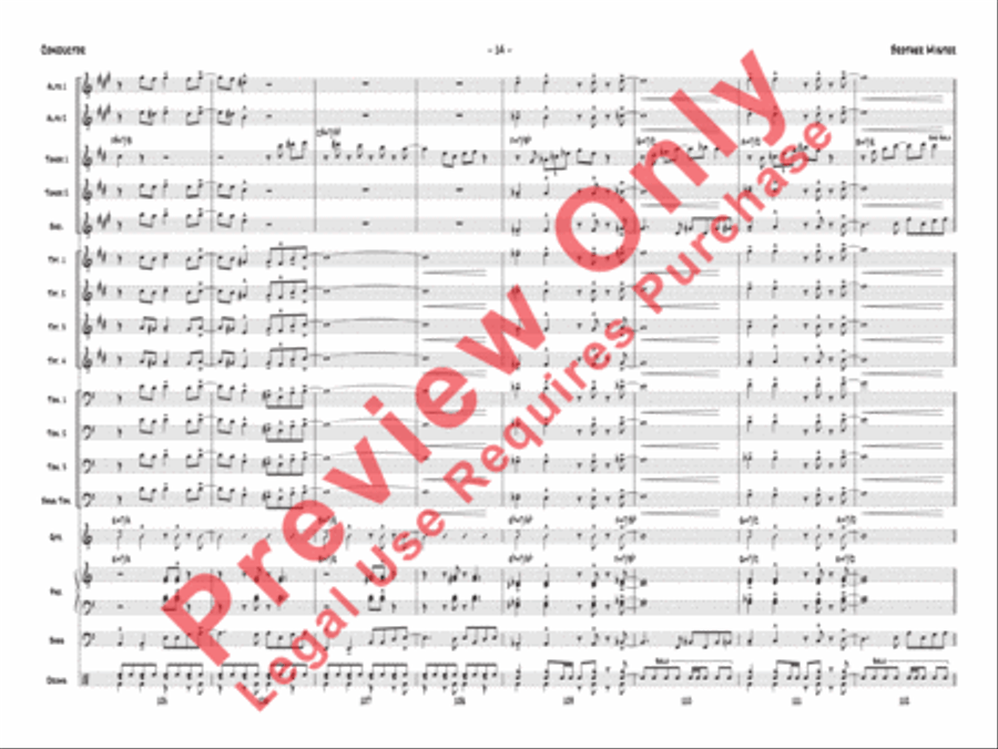Brother Mister Jazz Ensemble scores gallery preview page 37