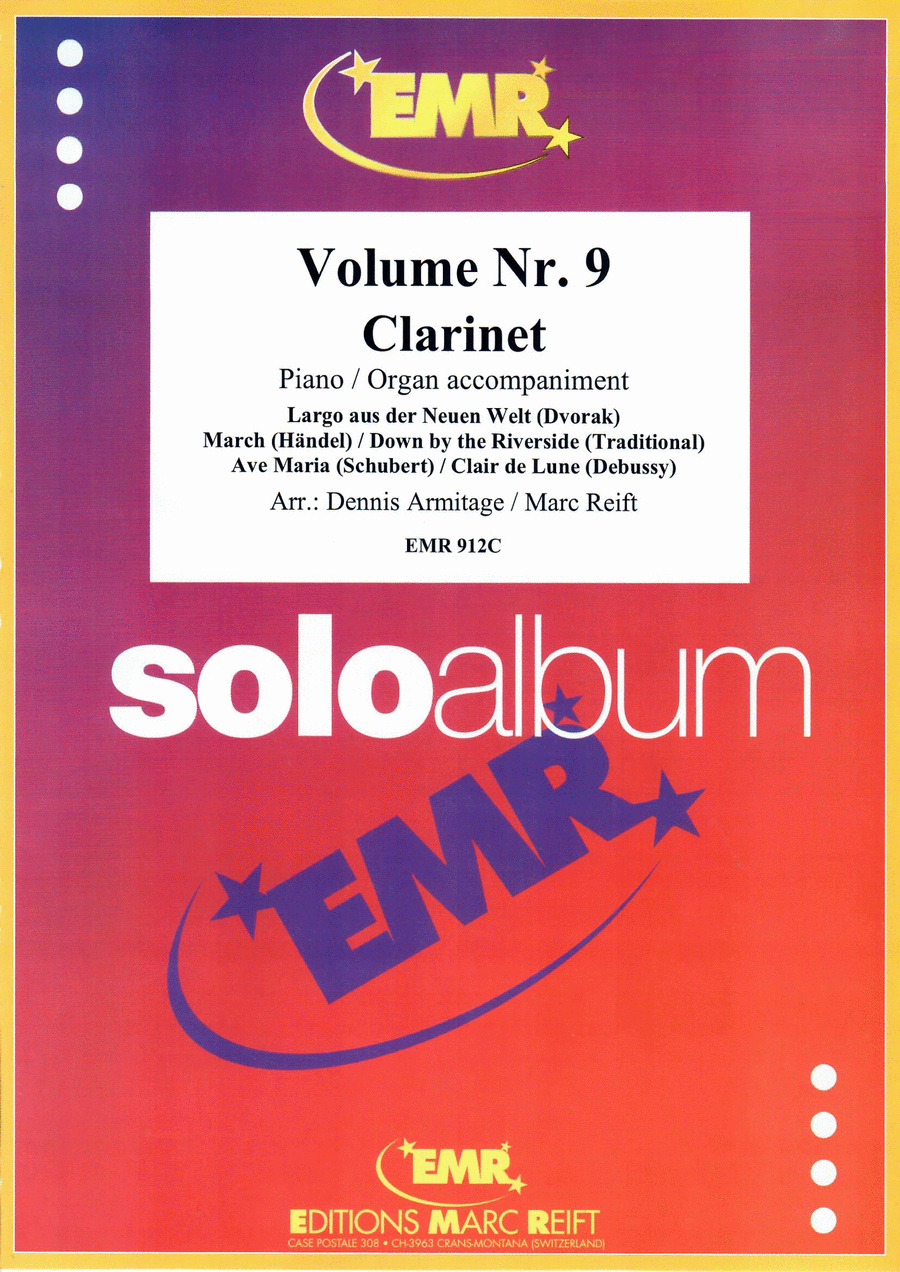 Solo Album Volume 09 Clarinet Solo scores gallery preview page 1