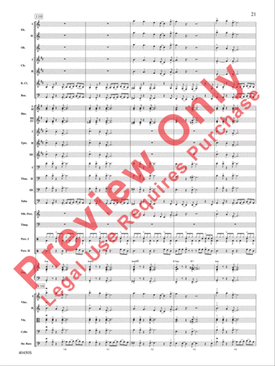 A Whitney Houston Tribute Full Orchestra scores gallery preview page 22