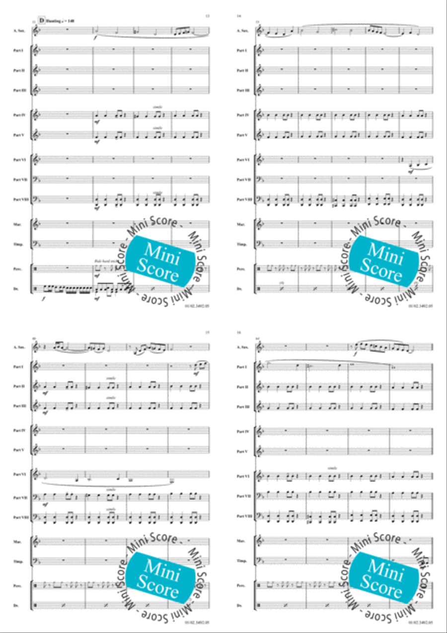 Welcome to Halloween Fanfare Band scores gallery preview page 22