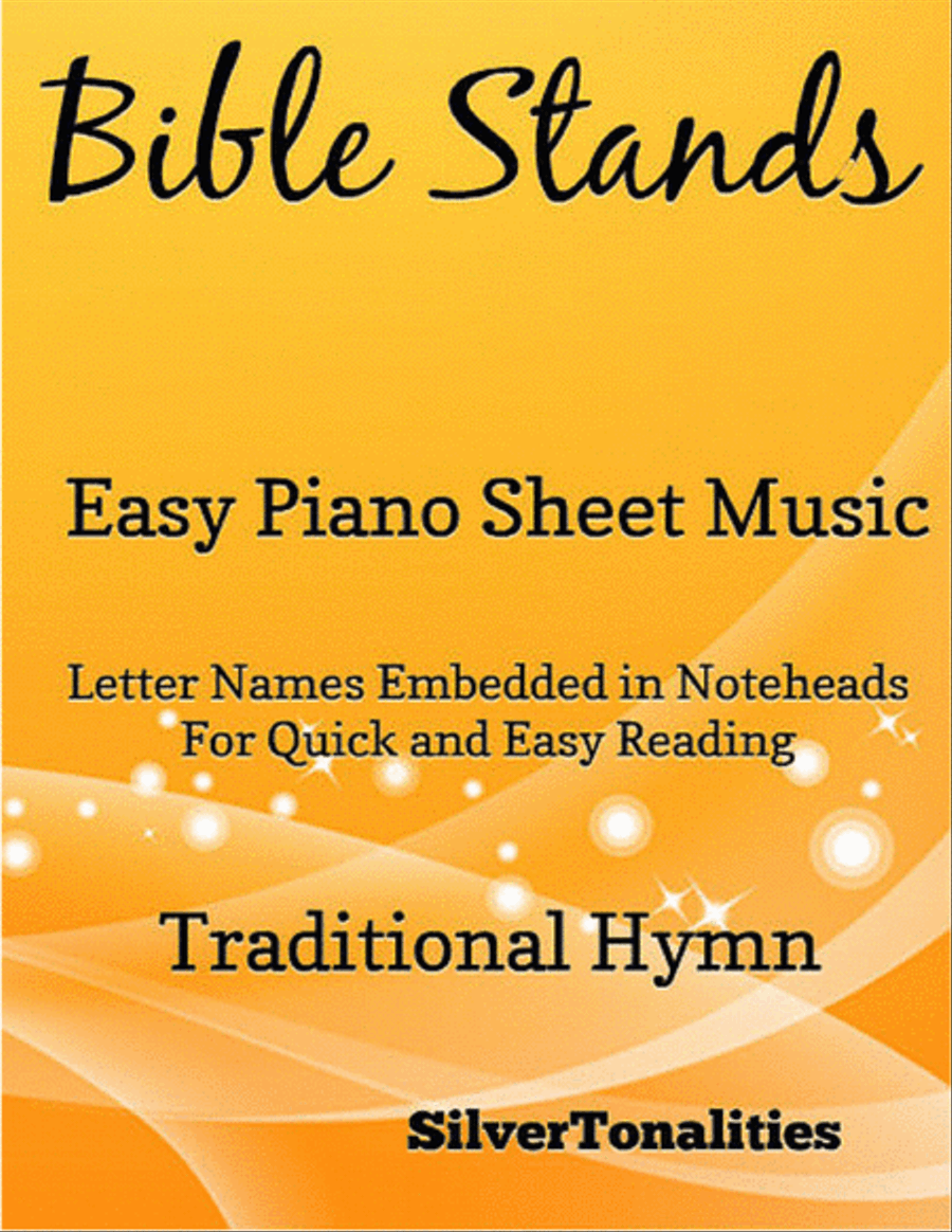 Bible Stands Easy Piano Sheet Music Easy Piano scores gallery preview page 1
