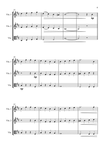 God Rest Ye Merry Gentlemen - String Trio (2 vln and vla) image number null
