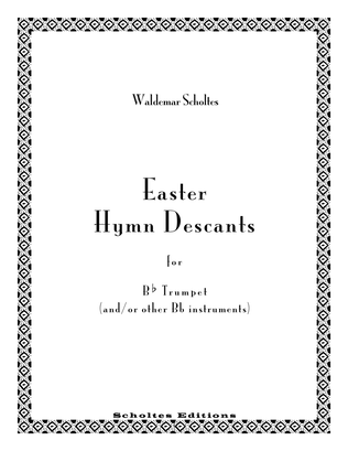 Book cover for Easter Hymn Descants for Bb Trumpet