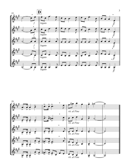 O Christmas Tree (G) (Trumpet Quintet)