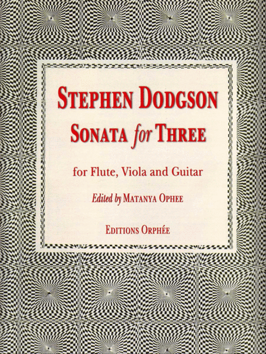 Sonata for Three Chamber Music scores gallery preview page 1