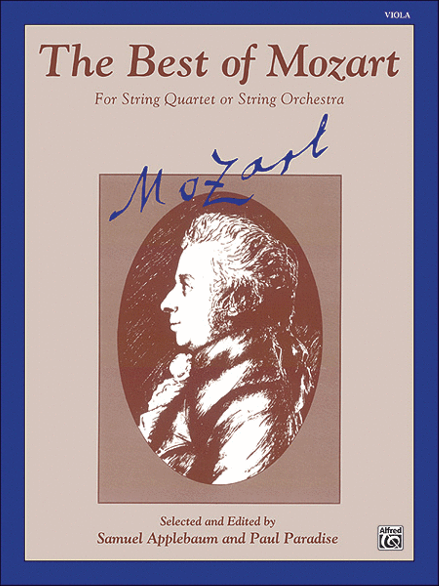 The Best of Mozart (For String Quartet or String Orchestra) String Quartet scores gallery preview page 1