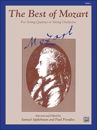 The Best of Mozart (For String Quartet or String Orchestra)