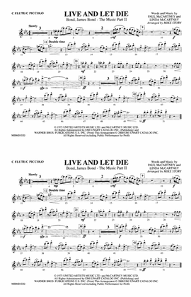 Book cover for Live and Let Die: Flute