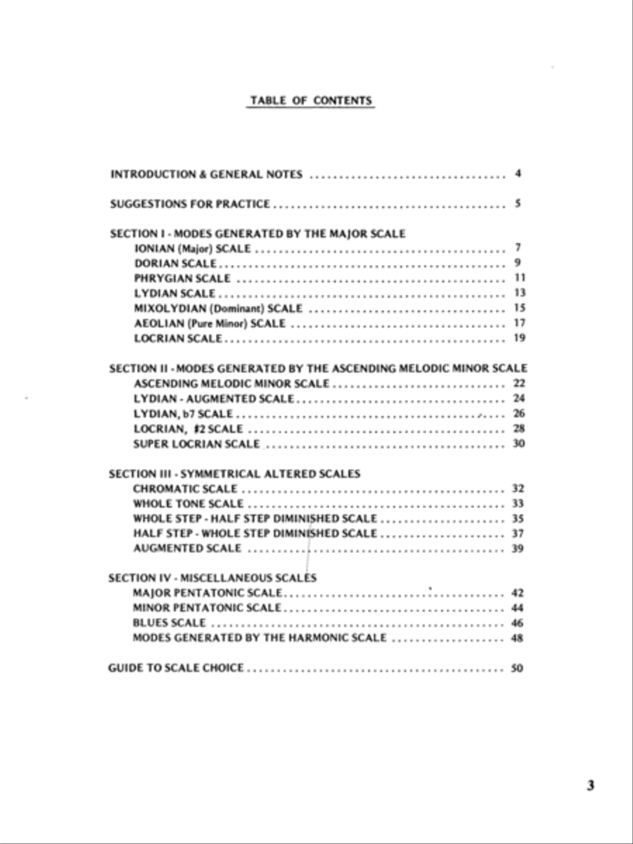 Scales for Jazz Improvisation Collection / Songbook scores gallery preview page 2