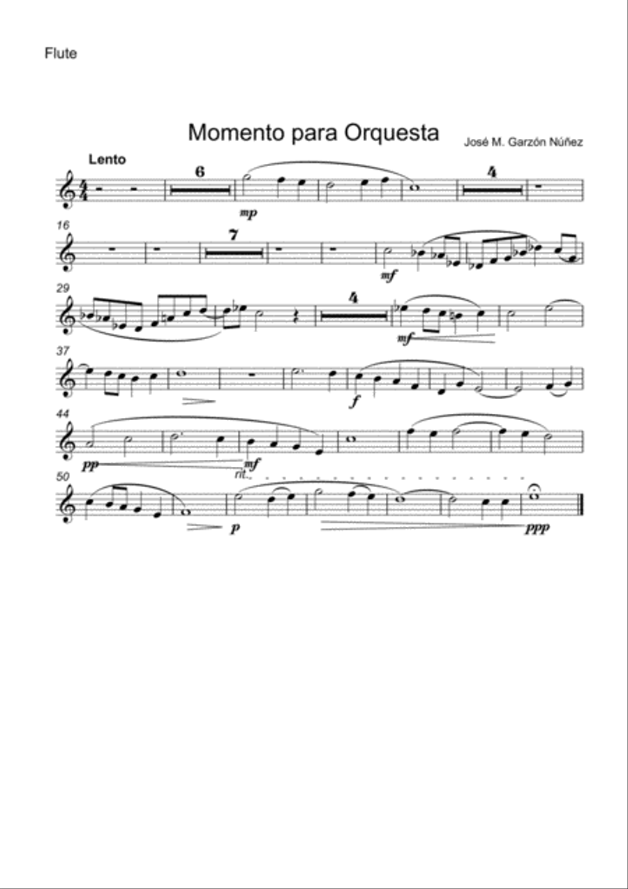 Momento para Orquesta Large Ensemble scores gallery preview page 5