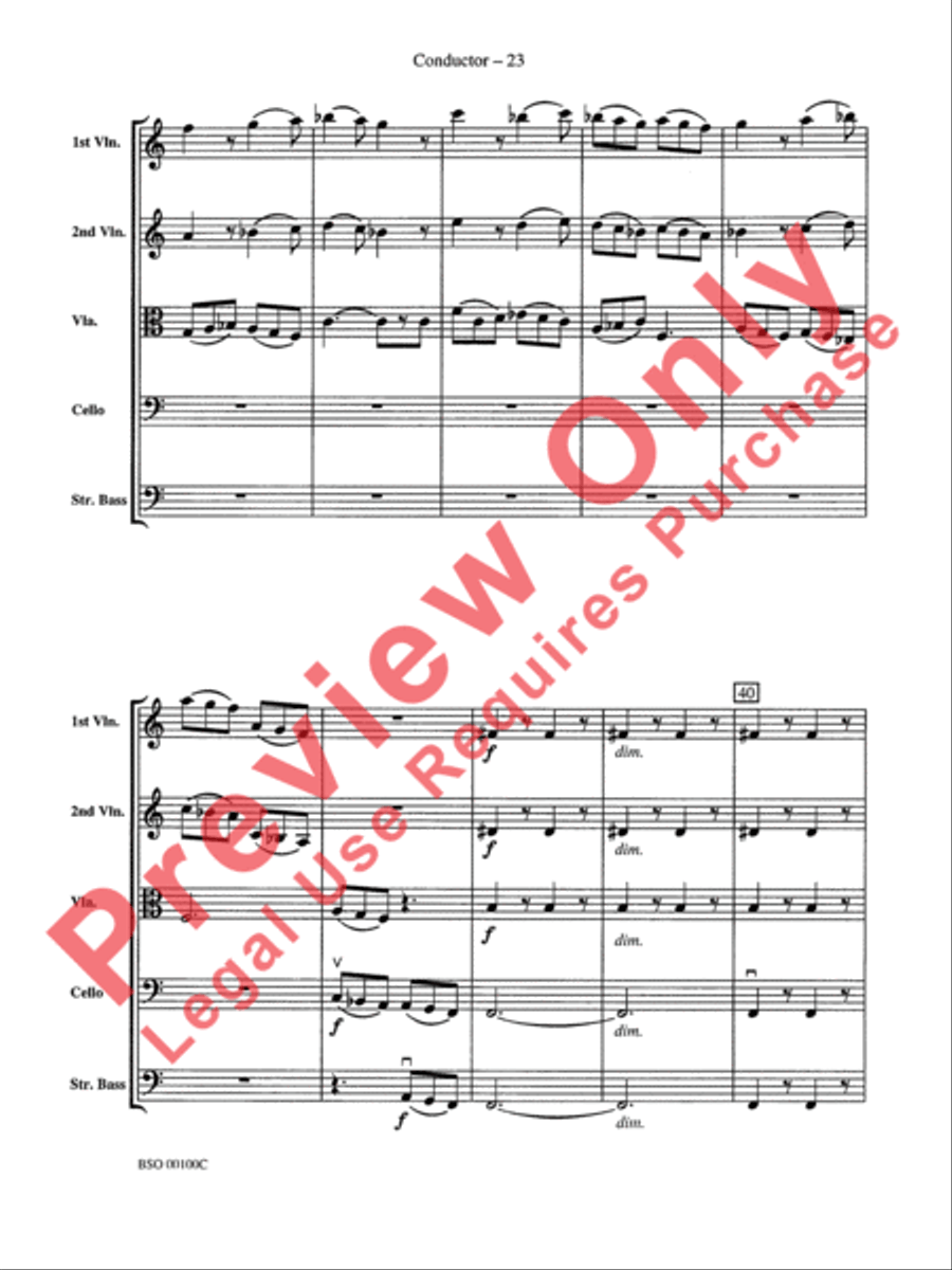Knightsbridge Suite String Orchestra scores gallery preview page 25