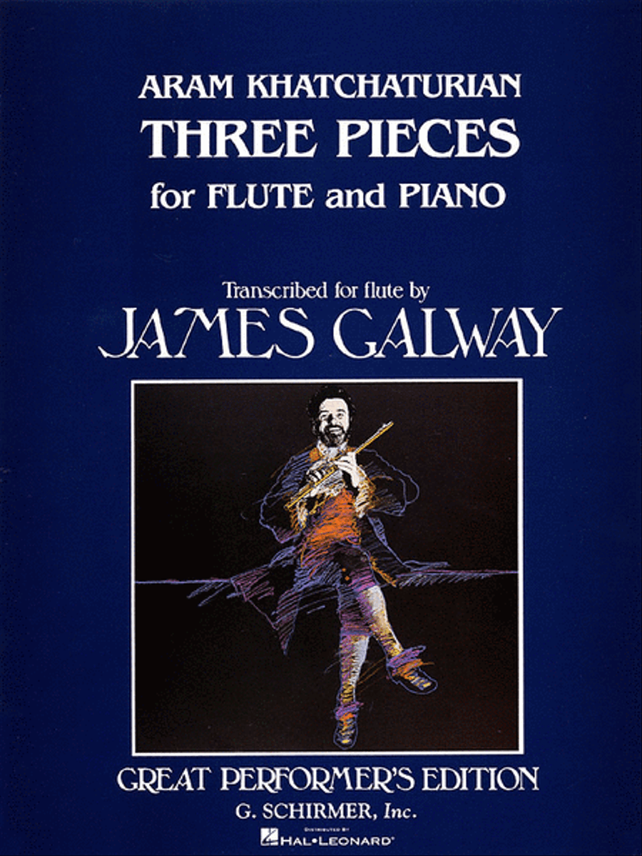 Three Pieces Three Pieces Flute Solo scores gallery preview page 1