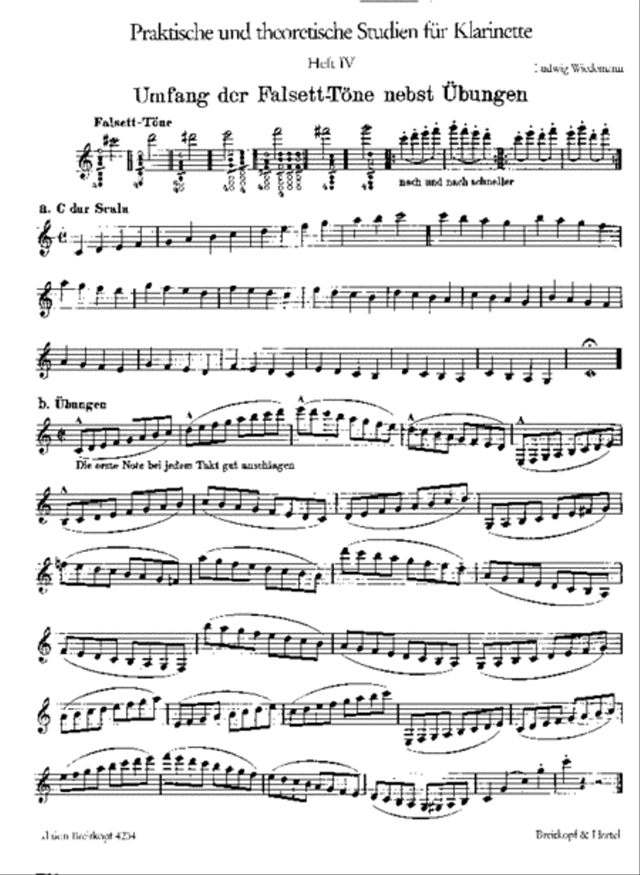 Clarinet Studies Clarinet Solo scores gallery preview page 2
