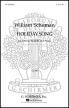 Book cover for Holiday Song- W/Piano Accompaniment.ixed Voices (S.&B.), Women's Or Men's Vo