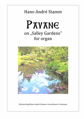 Book cover for Pavane on "Salley Gardens" for organ