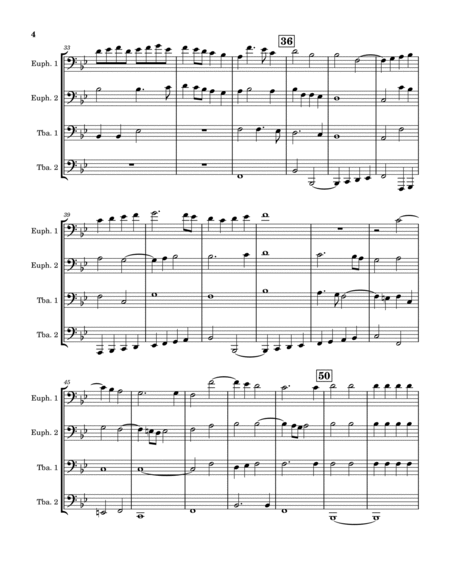 Canzona per Sonare No. 4 (Tuba/Euphonium Quartet)
