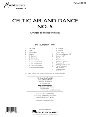 Celtic Air and Dance No. 5 - Full Score
