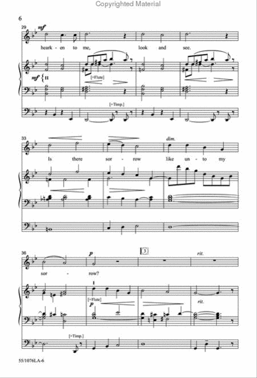 The Seven Last Words of Christ 4-Part scores gallery preview page 4