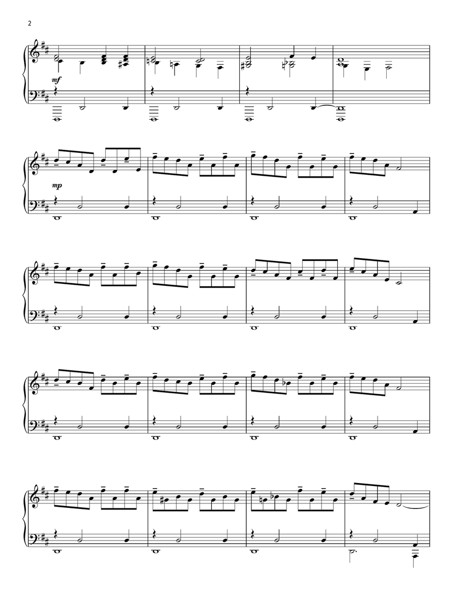 The Wonderful Cross Piano Solo scores gallery preview page 2