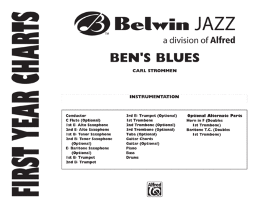 Ben's Blues: Score Jazz Ensemble scores gallery preview page 1