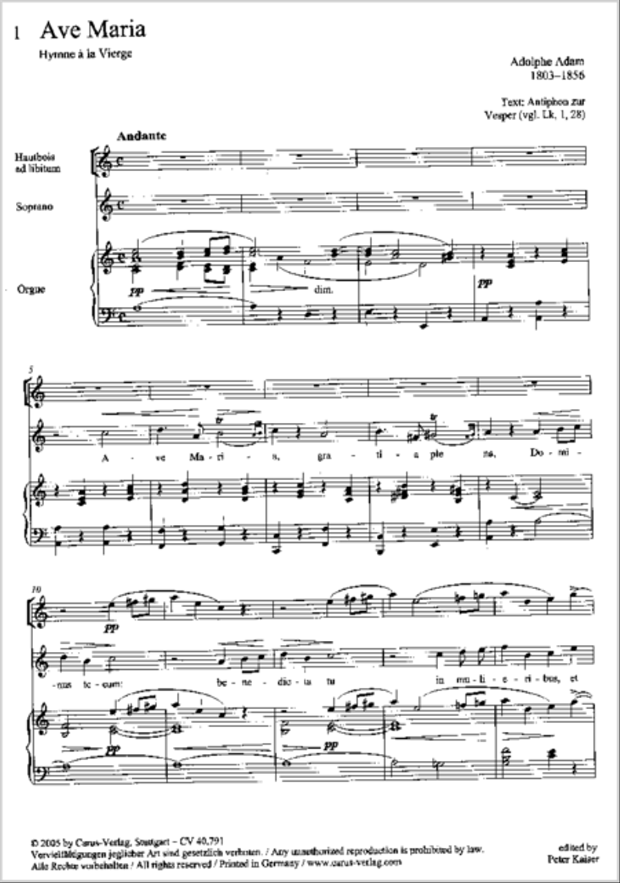Huit motets a la Vierge pour le mois de mai Score scores gallery preview page 2