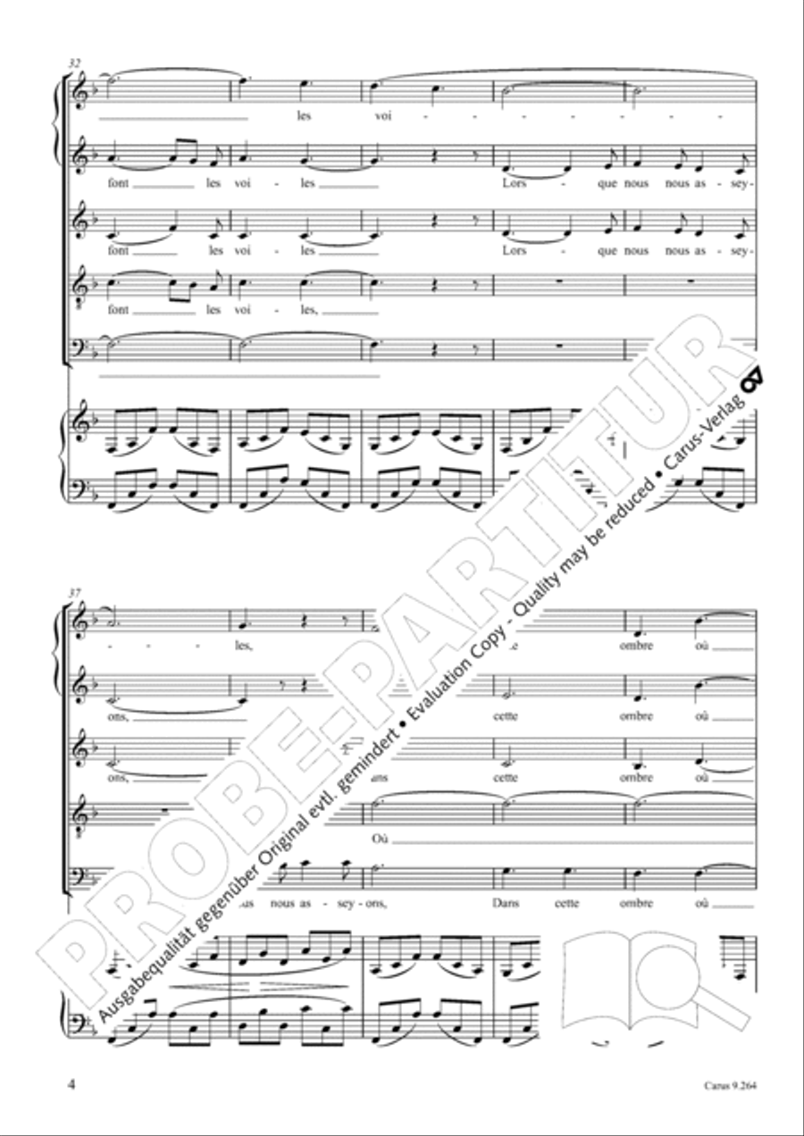 Soiree en mer SSATB scores gallery preview page 5