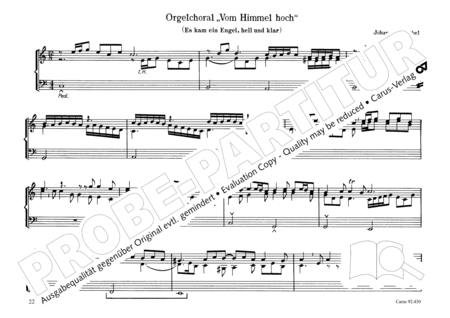 Suddeutsche Orgelmusik zur Weihnacht Bd. I