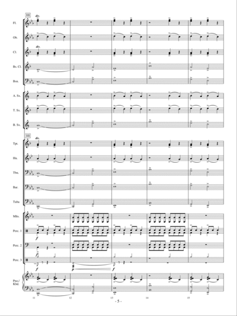 Barrage Concert Band scores gallery preview page 4