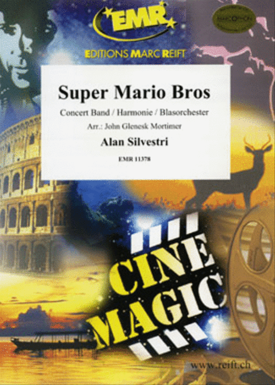 Super Mario Bros Concert Band scores gallery preview page 1
