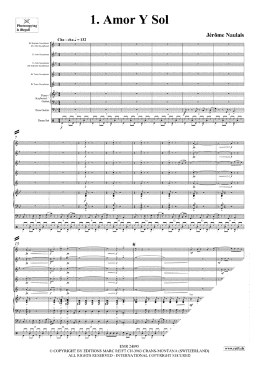 Play With Your Band Volume 1 Saxophone Quintet scores gallery preview page 4