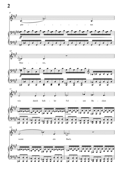 Schubert-Gruppe aus dem Tartarus,Op.24 No.1 in A for Vocal and Piano