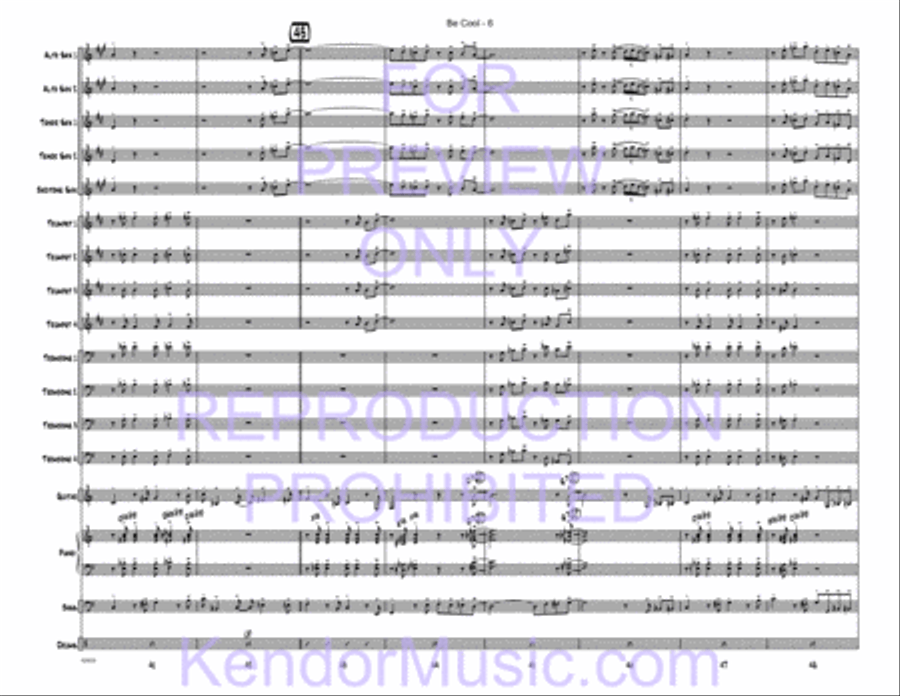 Be Cool Jazz Ensemble scores gallery preview page 8