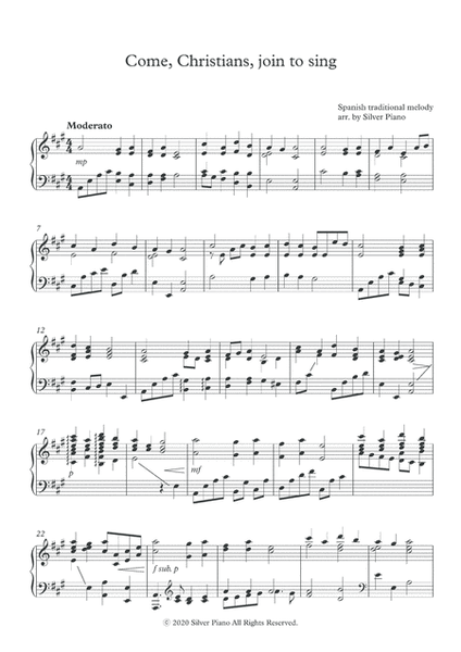 Come, Christians, join to sing (PIANO HYMN)
