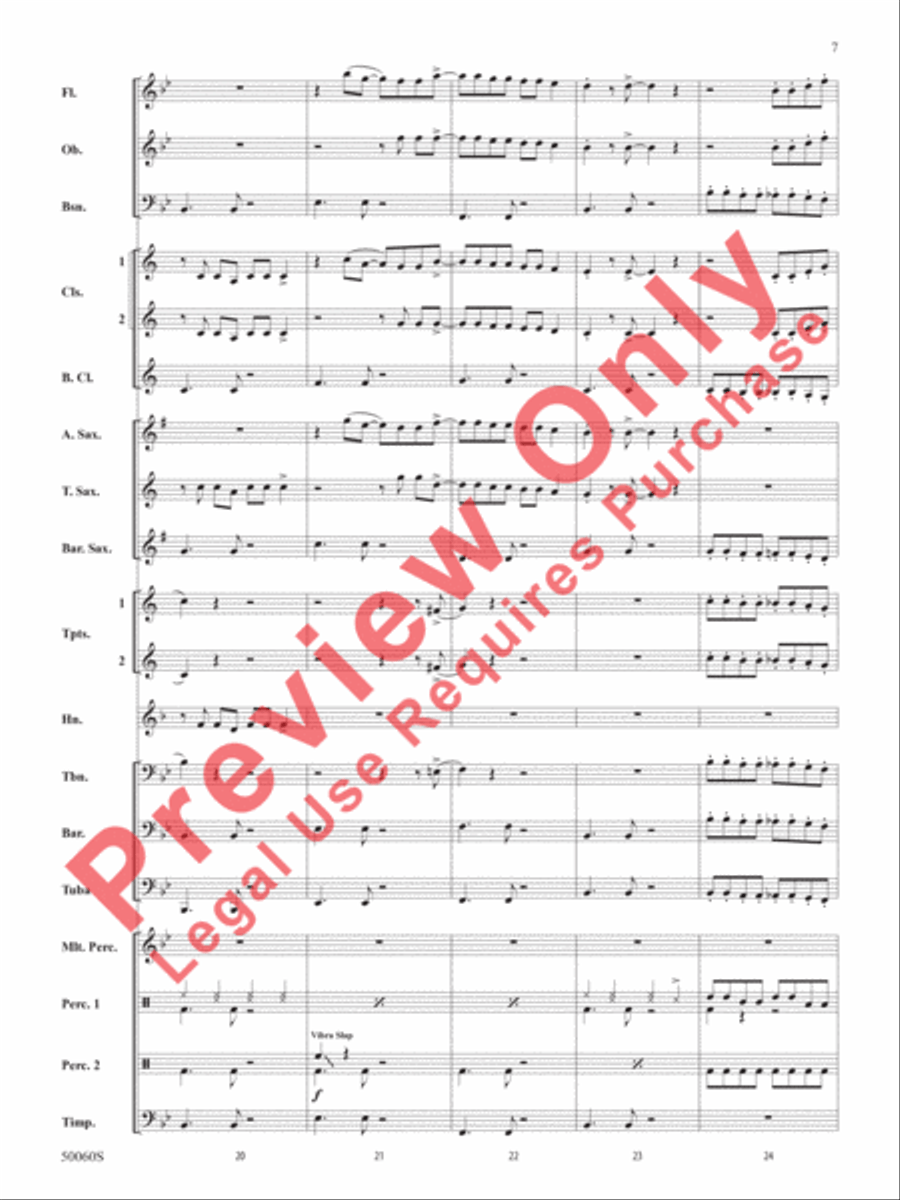 Made You Look Made You Look Concert Band scores gallery preview page 8