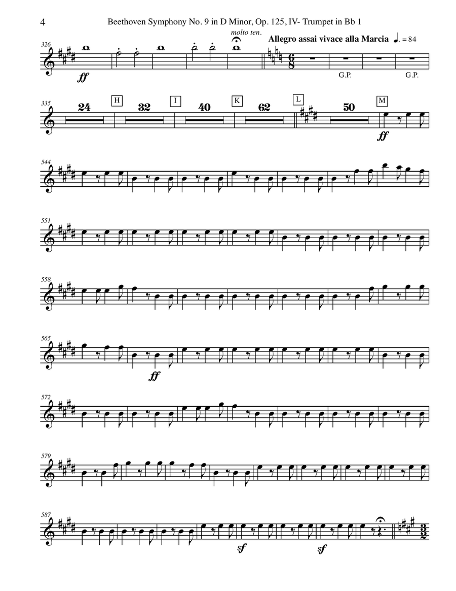 Beethoven symphony 9 instrumentation sale