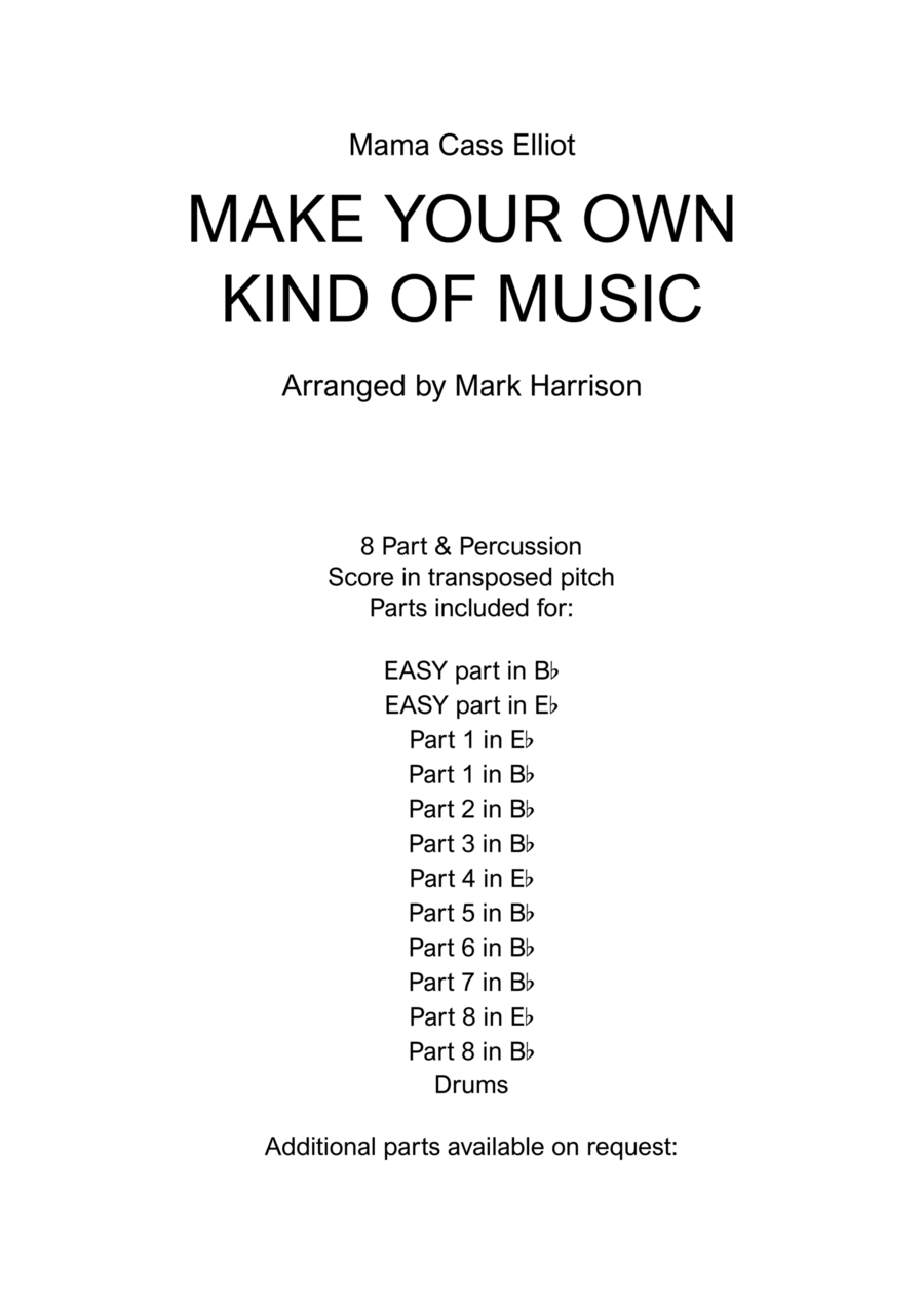 Make Your Own Kind Of Music