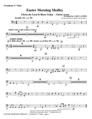 Easter Morning Medley - Trombone 3/Tuba
